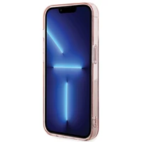 Karl Lagerfeld IML Choupette Magnetinis dėklas telefonui iPhone 15 Pro - rožinis