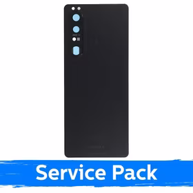 Galinis dangtelis skirtas Sony Xperia 1 III juodas (Service Pack)