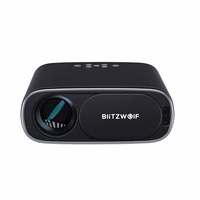 BlitzWolf BW-V4 1080p LED projektorius, Wi-Fi + Bluetooth (juodas)