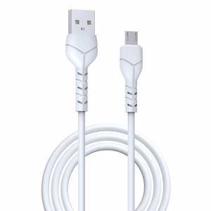 Devia кабель Kintone EC144 USB - MicroUSB 1,0 m 2,1A белый
