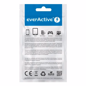 everActive USB Lightning laidas 1 m - Baltas, silikoninis, greito įkrovimo palaikymas, 2,4 A - CBS-1IW