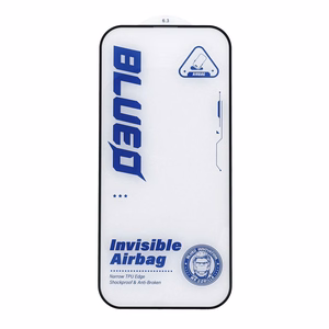 5D Mr. Monkey Glass - Apple iPhone 15 juodas (Airbag anti-sulaužymo)