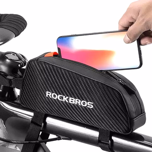 Rockbros 039BK pintas 1 l dviračio rėmo krepšys – juodas