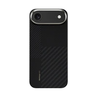 Benks Montage Magnetinė Armor Air Kevlar Dėklas Metalinis Rėmas 600D+1500D (MB68) ant Iphone 17 Air - juodas