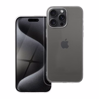 Skaidrus dėklas telefonui 2 mm IPHONE 15 Pro Max (kameros apsauga) permatomas