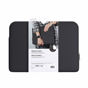 AmazingThing Minimal BasicBag Laptop Bag for MacBook Neo 13" - Black