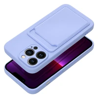 Kortelių dėklas telefonui IPHONE 13 Pro violetinis