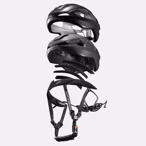 Rockbros LK-15 Carbon Fiber Bike Helmet 58-62cm - Black