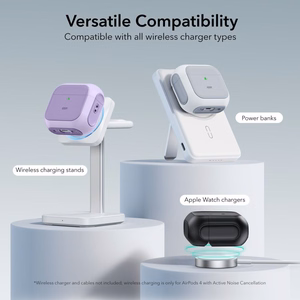 ESR Orbit Halolock Magnetinis dėklas Apple AirPods 4 - violetinis