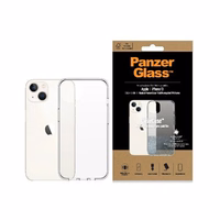 PanzerGlass ClearCase antibakterinis dėklas telefonui su Military Grade sertifikatu iPhone 13 / 14 / 15 - permatomas