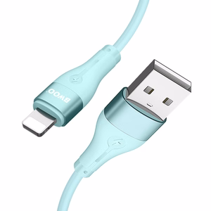 BWOO кабель USB - Lightning 1м 3A Minimalist Silicone белый X280L