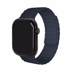 Mobilize silikoninis laikrodžio dirželis - magnetinis - Apple 42/44/45/49mm - mėlynas
