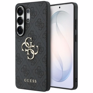 Guess dėklas 4G Big Metal Logo for Samsung Galaxy S26 Ultra juodas
