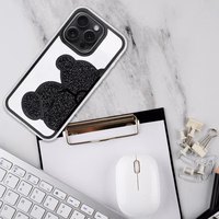 TEDDY BEAR dėklas telefonui IPHONE 17 juodas