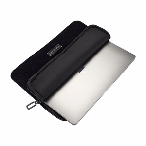 Tucano Velluto 2 neopreno įmautė su aksomo išore, skirta 14 col. MacBook Pro ir 13 col. nešiojamiesiems kompiuteriams, juoda