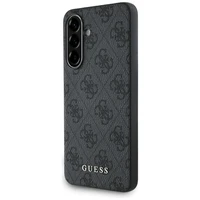 Guess 4G Metal Gold Logo dėklas telefonui Samsung Galaxy A56 - juoda