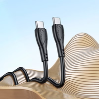 Borofone Kabelis BX121 Energy - Type C į Type C - PD 60W 1 metras juodas