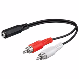 Goobay Audio cable adapter, 3.5 mm 50092