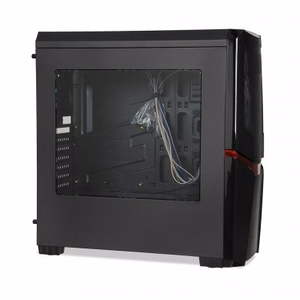iBox ORCUS X14 Midi Tower juodas kompiuterio korpusas