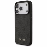 Guess 4G Classic dėklas telefonui iPhone 17 Pro - juodas