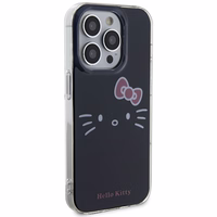 Hello Kitty IML Kitty Face Dėklas telefonui (m) iPhone 15 Pro Max - juodas (m)