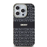 DKNY IML Mono & Stripe MagSafe dėklas iPhone 13 Pro Max - juodas (m)