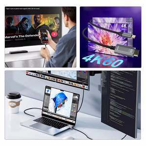 USB-C - HDMI kabelis Wozinsky (WCCH-01) 4K 60Hz 1.8M juodos spalvos