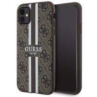 Guess GUHMN61P4RPSW iPhone 11 / Xr rudas/rudas kietas dėklas 4G Printed Stripes MagSafe
