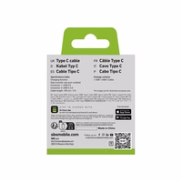 SBS TECABLETYC1KPOS USB-A - USB-C kabelis 1m - juodas