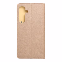 Dėklas telefonui LUNA Book auksinis SAMSUNG S25 Plus auksinis
