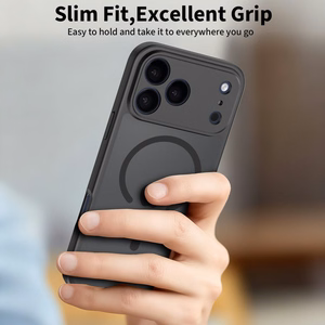 Tech-Protect BasicMag Magnetinis dėklas telefonui iPhone 17 Pro Max - Matinis juodas