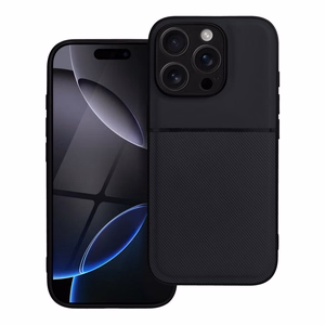 NOBLE Dėklas telefonui IPHONE 16 Pro juodas