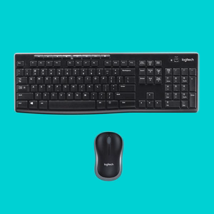 Logitech 920-004508 klaviatūra su pele namų RF belaidė QWERTY US International juoda
