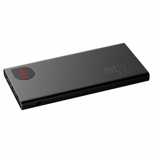 Išorinė baterija Power Bank Baseus Adaman 22.5W 10000mAh juoda PPAD070001