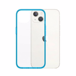 PanzerGlass ClearCase antibakterinis dėklas telefonui su Military Grade sertifikatu iPhone 13 / 14 / 15 - permatomas mėlynas
