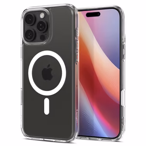 Dėklas telefonui Spigen Ultra Hybrid iPhone 16 Pro - baltas