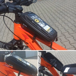 WILDMAN дорожная сумка для руля велосипеда на молнии, 0,5L (4 "- 7"), X3, черная