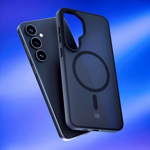 3mk dūminis magnetinis dėklas telefonui Samsung Galaxy S25+ - juodas