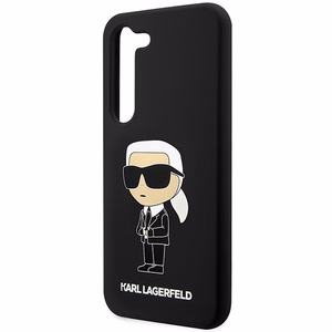 Karl Lagerfeld KLHCS23SSNIKBCK S23 S911 silikoninis dėklas juodas Ikonik