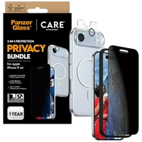 CARE by PanzerGlass flagmanas privatumo 3in1 dėklas + privatumo stiklas + lęšis iPhone Air