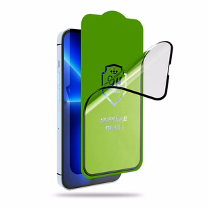 5D visiškai klijuojamas hibridinis stiklas Bestsuit Flexible, skirtas Samsung S25 EDGE, juodas
