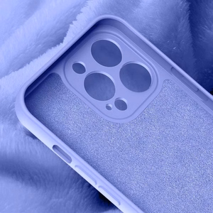 Силиконовый чехол iPhone 14 Plus светло-голубой