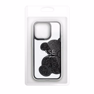 TEDDY BEAR dėklas telefonui IPHONE 15 Pro juodas