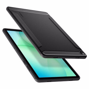 Spigen Rugged Armor deklas, skirtas Samsung Galaxy Tab A11+ Plus 11.0 X230 / X235 / X236 - Juodas