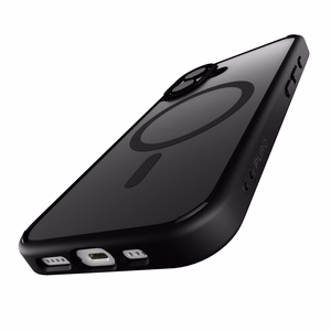 Puro Gradient Magnetinis Silikoninis dėklas telefonui iPhone 16 - Juoda