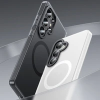 Benks magnetinis Lucid Armor dėklas (0045) Samsung Galaxy S25 Plus Ultra telefonui, titano spalvos