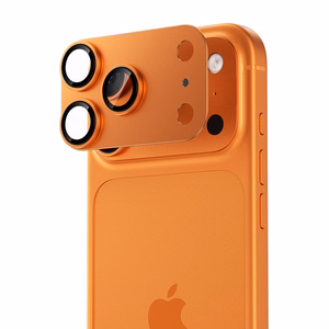 Benks Temperaudonas glass Glass Warrior Metal Integrated Lens Protector (C069) Iphone 17 Pro (lens 3 pieces) oranžinis