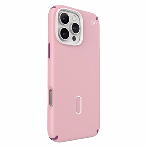 Speck Presidio2 Pro dėklas su MagSafe ir ClickLock, skirtas iPhone 16 Pro Max, „Wednesday Pink/Boysenberry Purple“