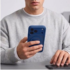 Tech-Protect BasicMag MagSafe dėklas iPhone 17 Pro / 18 Pro, matinis tamsiai mėlynas