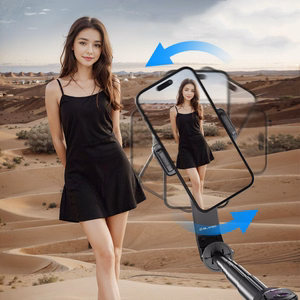 Blavec asmenukių lazda aliuminio Fusion P-10 gimbalo trikojis + nuotolinio valdymo pultas 1 metras (SSFP10G-TRB10) juodas